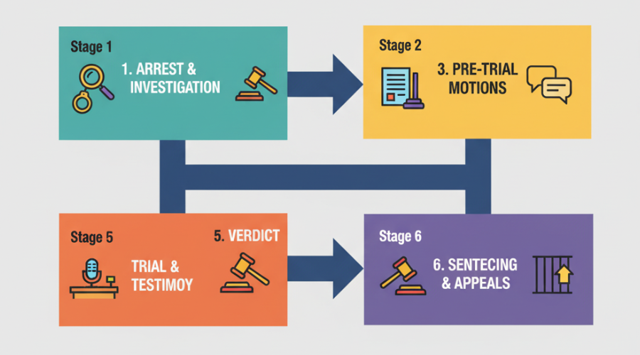 Jasa pembelaan pengacara di sidang pidana